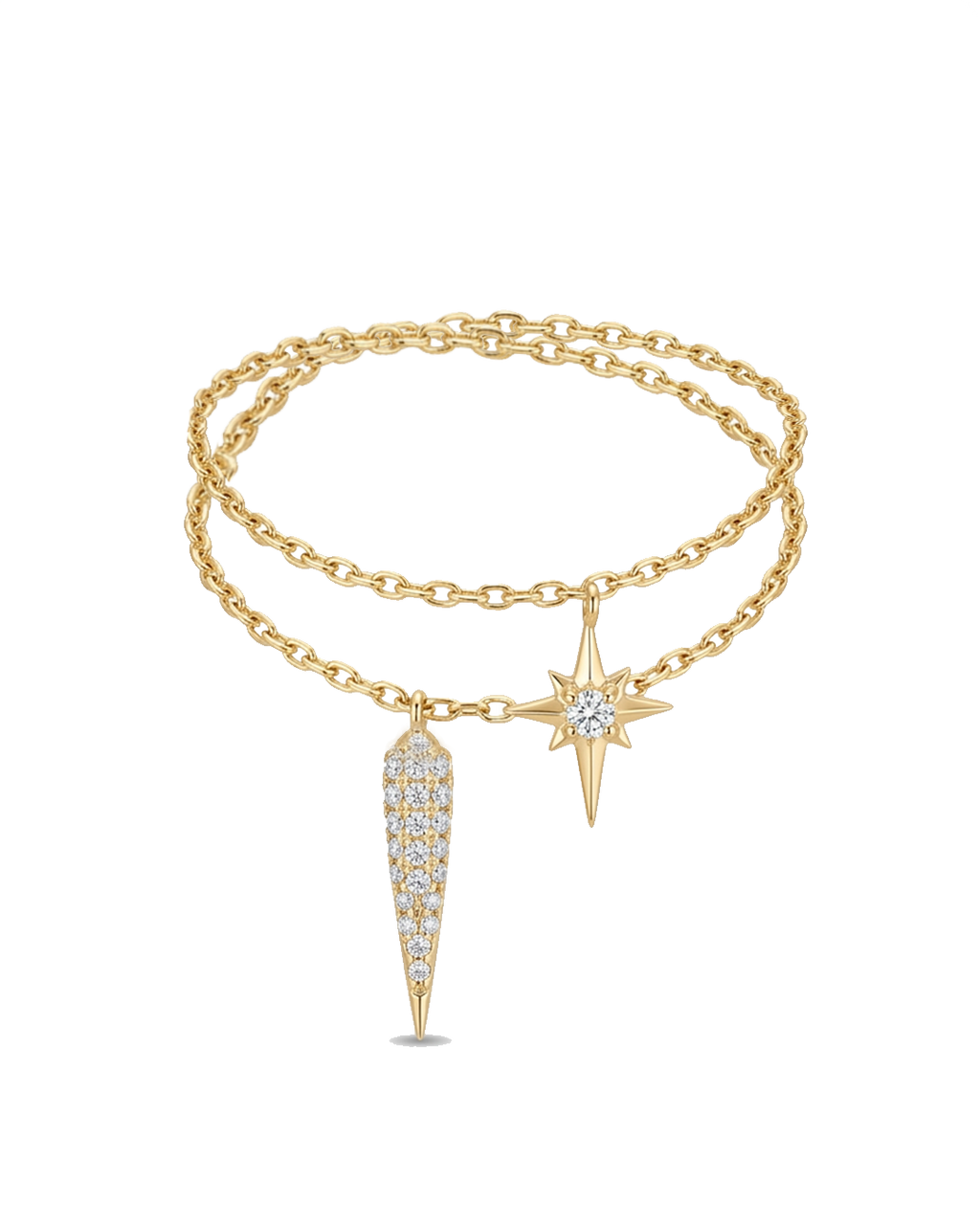 Double Celeste Ring
