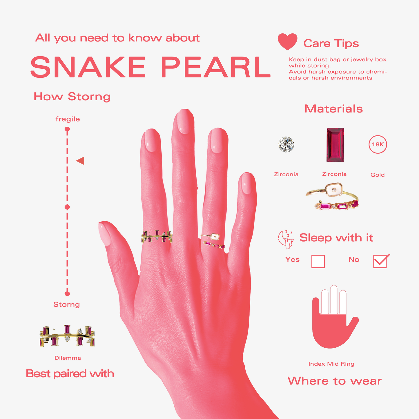 Snake pearl
