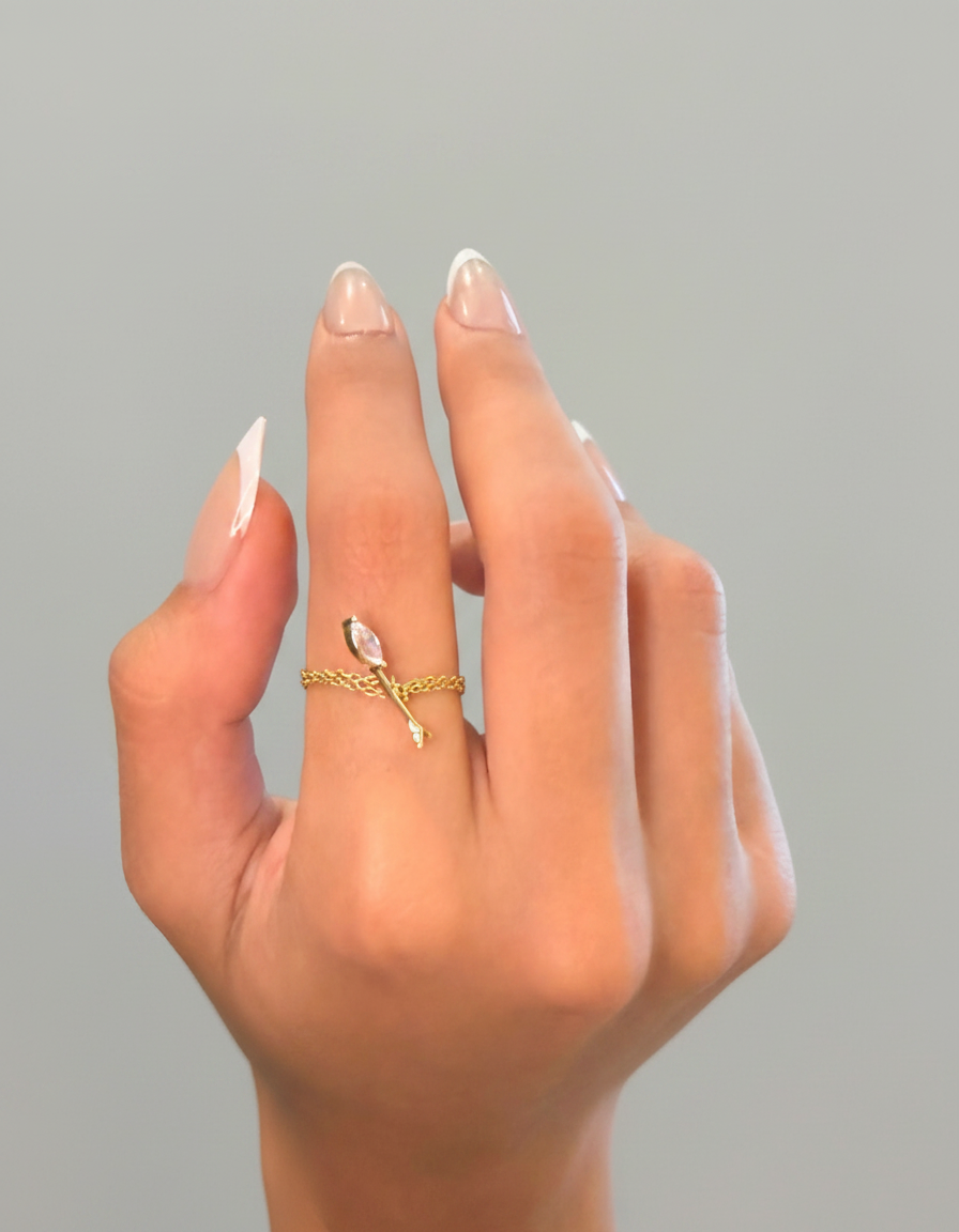 Cupid Chain Ring