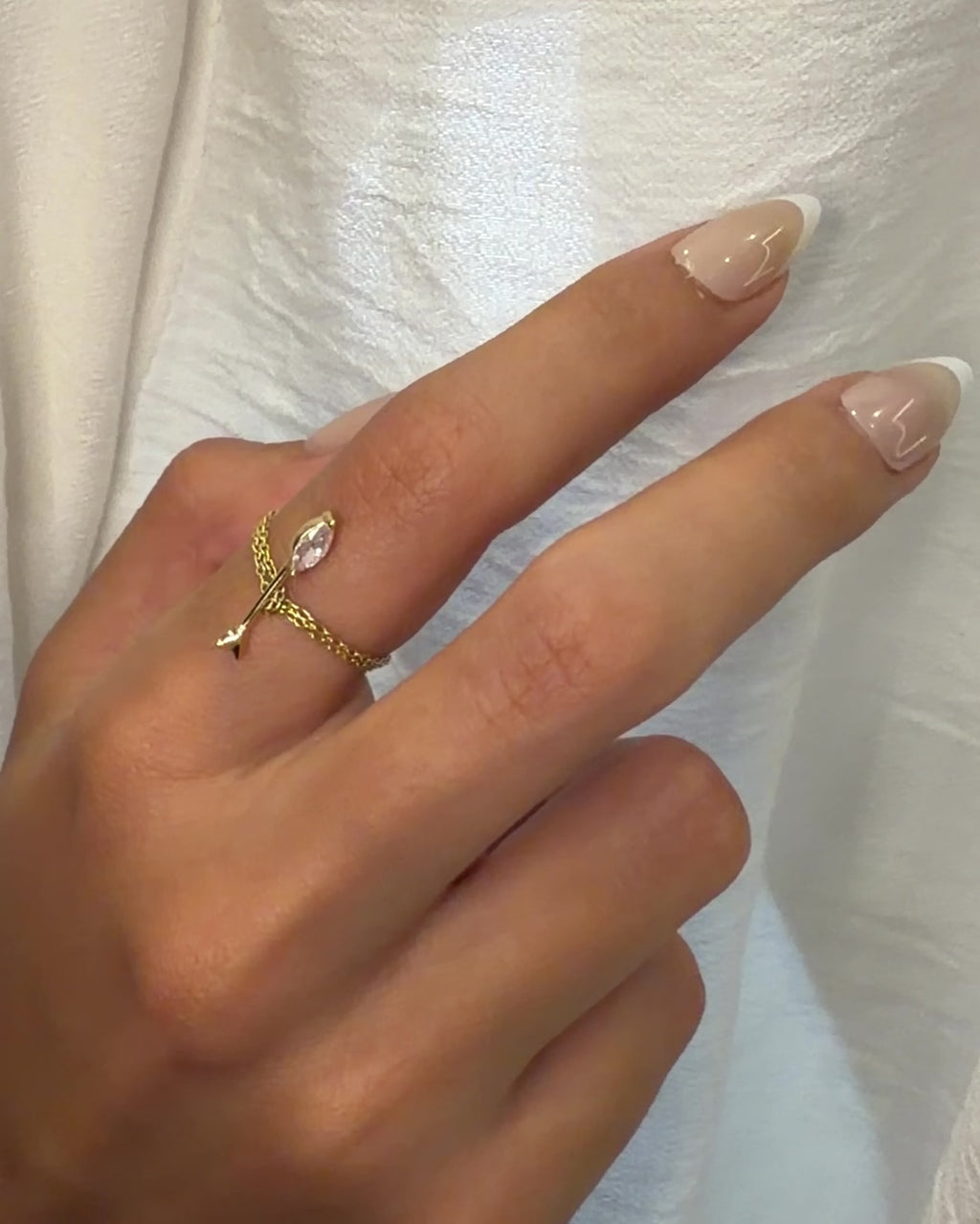 Cupid Chain Ring